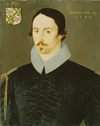 Un hombre desconocido, de 29 años, posiblemente de la familia Kempe, 1589